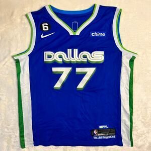 Nike Swingman Luka Doncic Jersey Men's 40 L/XL Dallas Mavericks City Edition #77